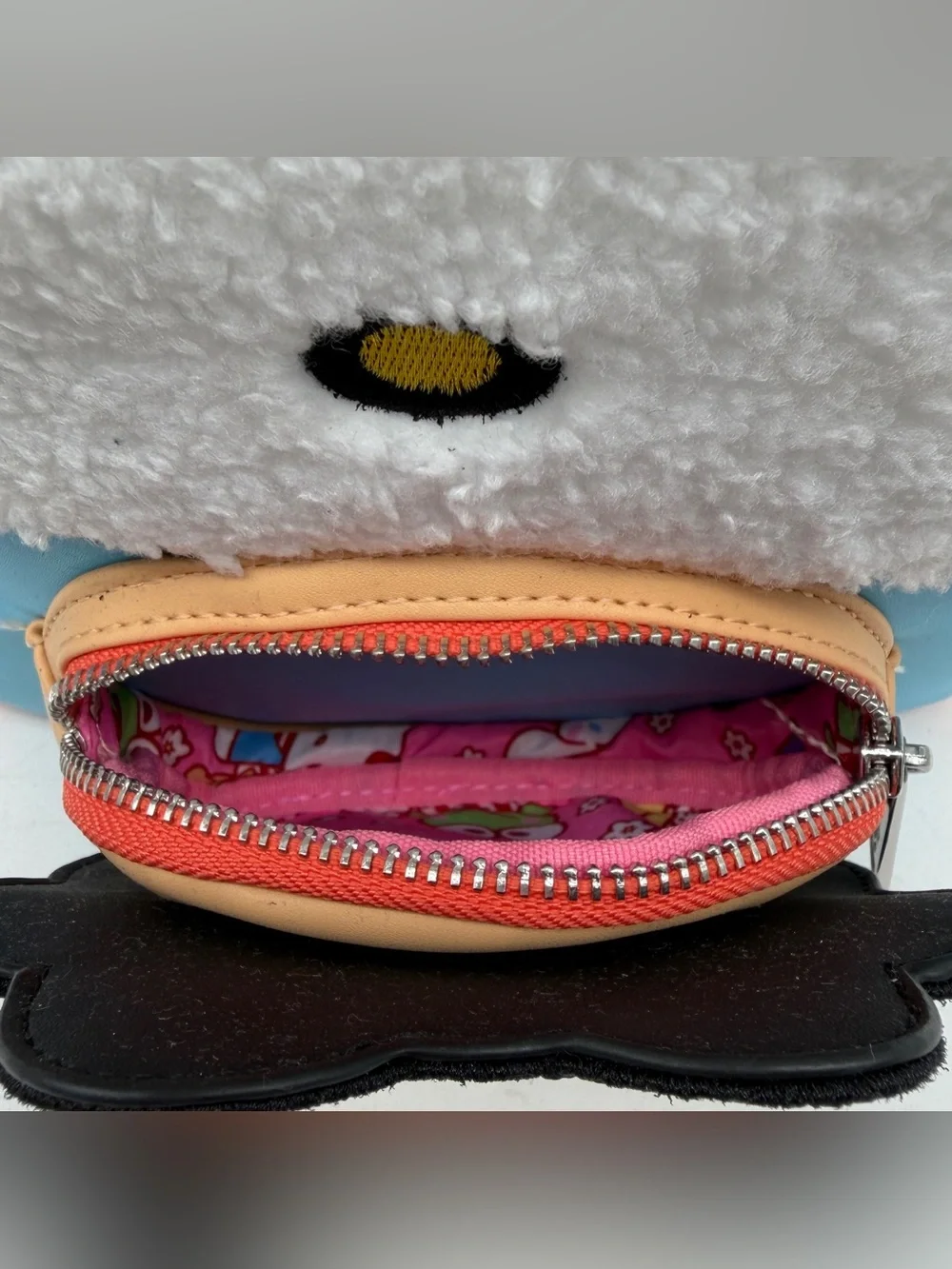 Loungefly Hello Kitty & Tiny Chum Teddy Bear Sherpa Appliqué Backpack NWT